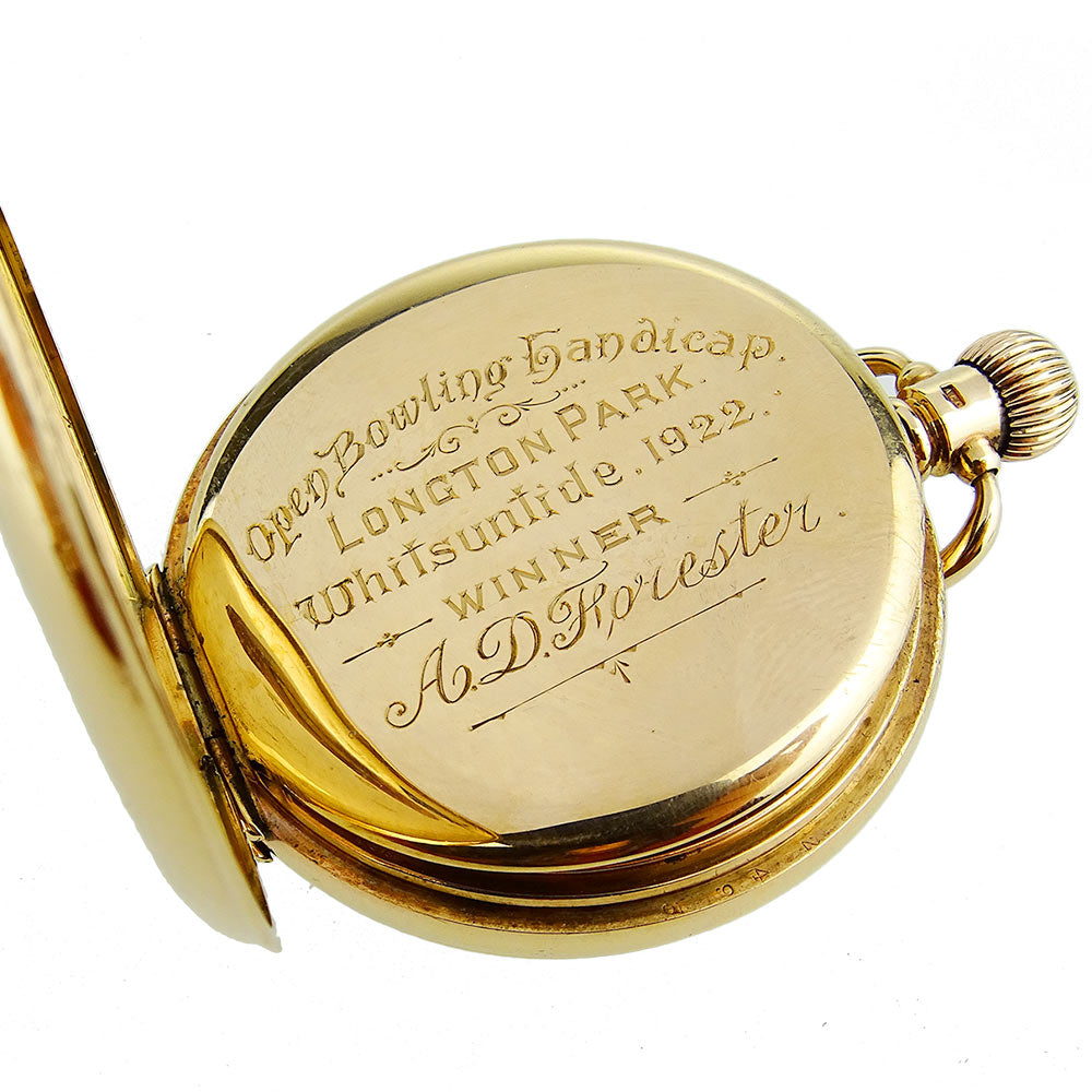 Waltham USA 9ct Gold Vintage Pocket Watch