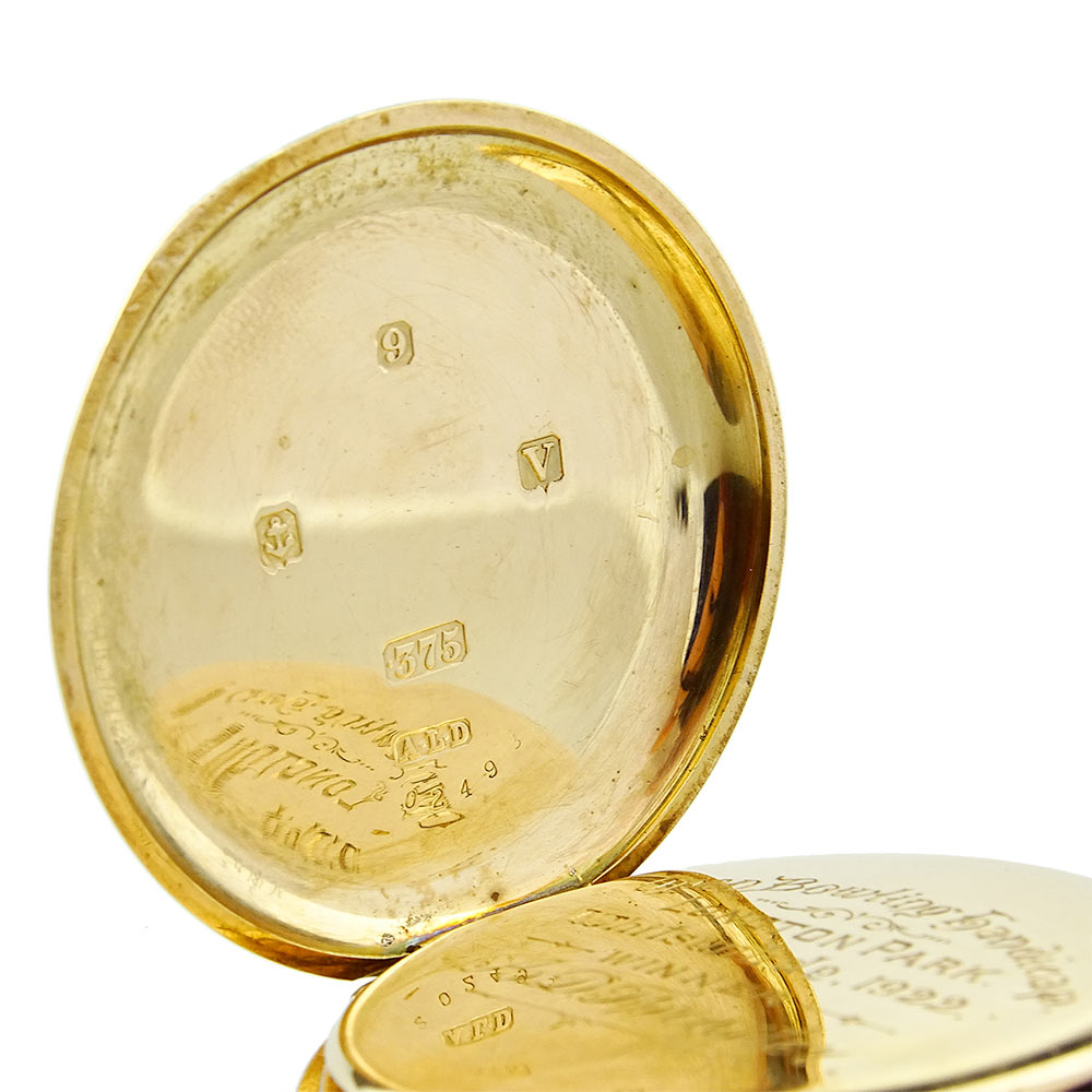 Waltham USA 9ct Gold Vintage Pocket Watch