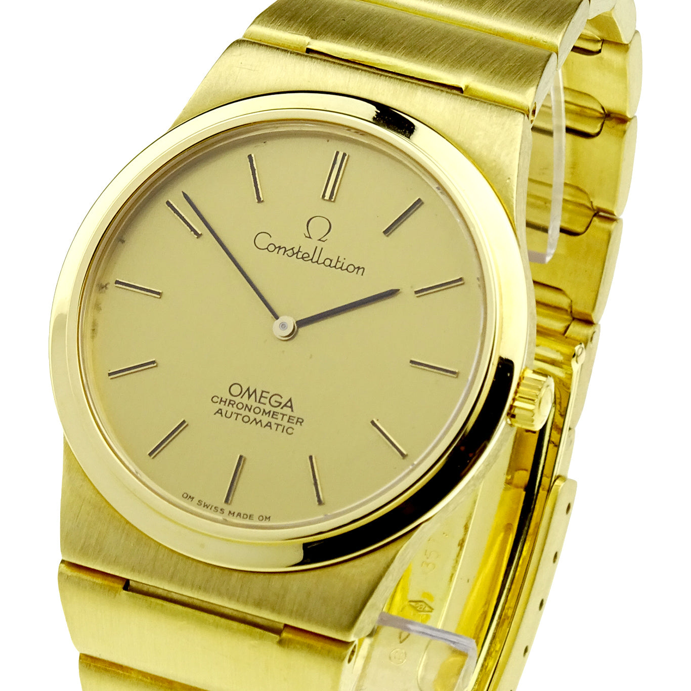 Omega Constellation Vintage 18ct Gold Automatic Wristwatch