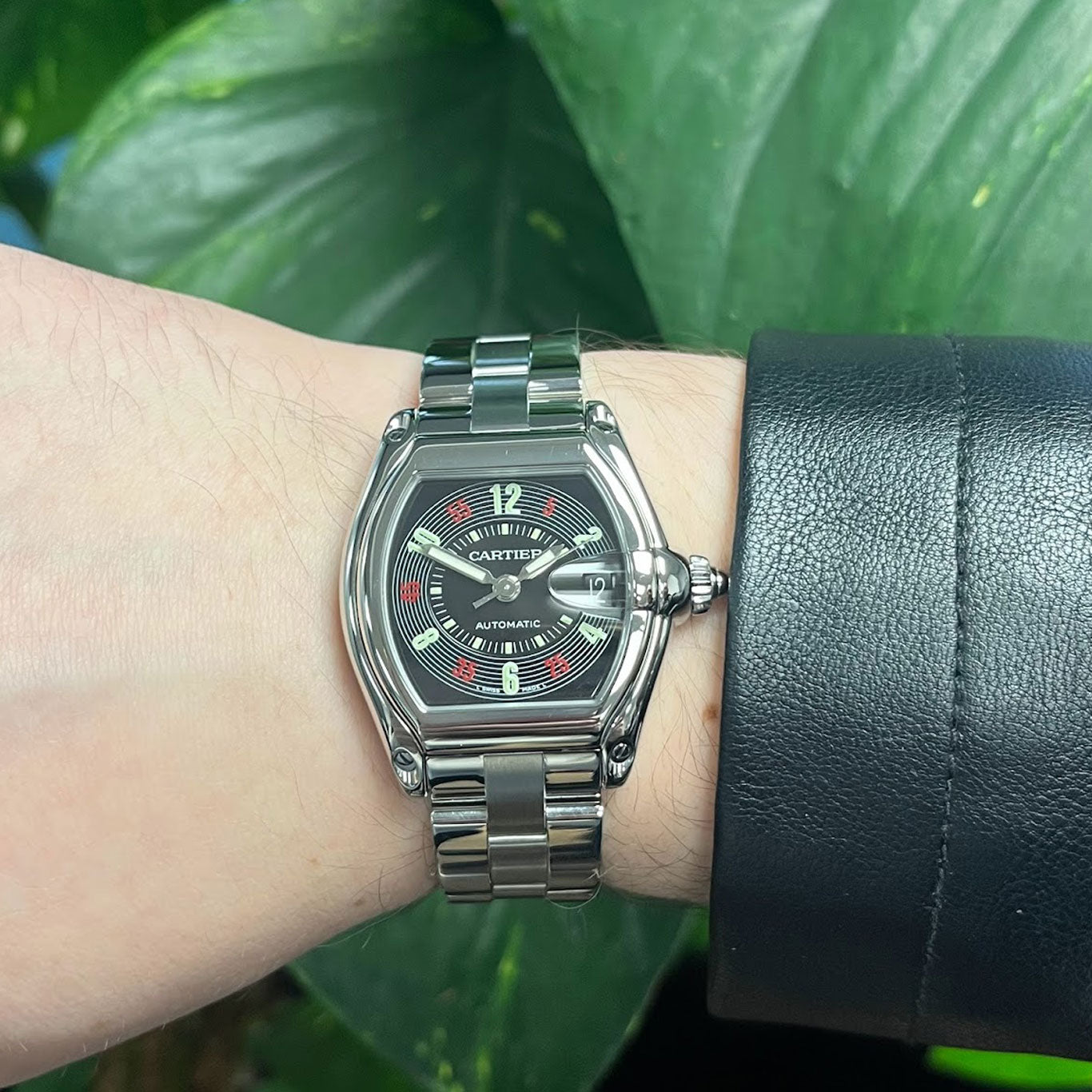 Cartier Roadster Steel Automatic W62002V3