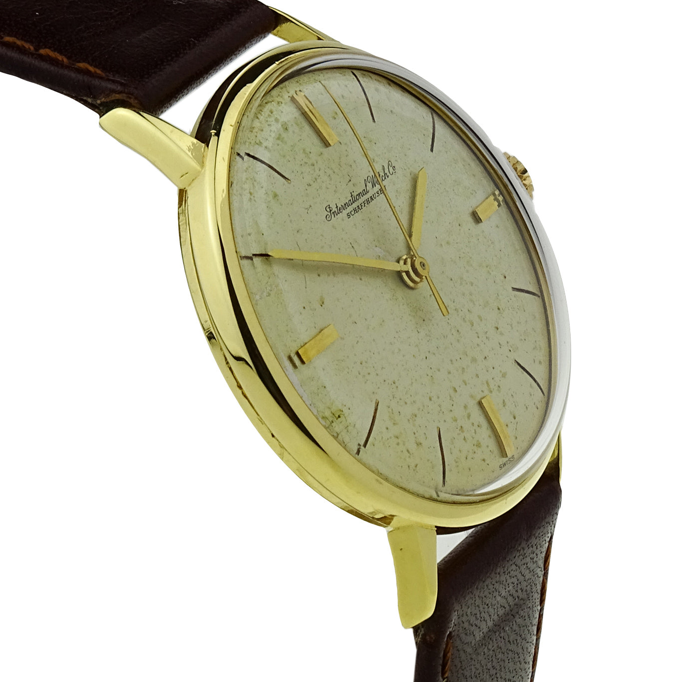 IWC 18k Gold Vintage Mechanical