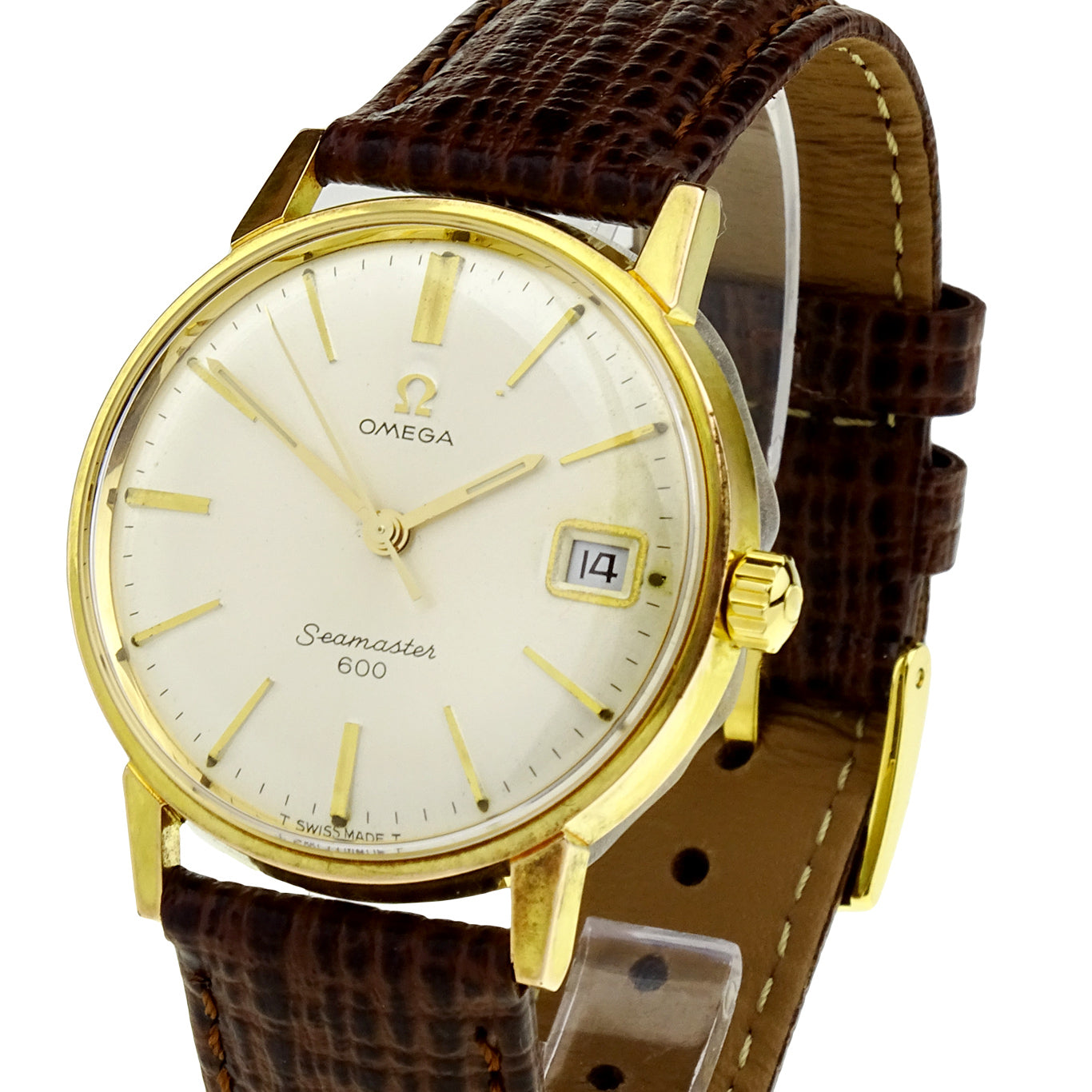 Omega Seamaster 600 Gold Plate Hand-wind Mechanical