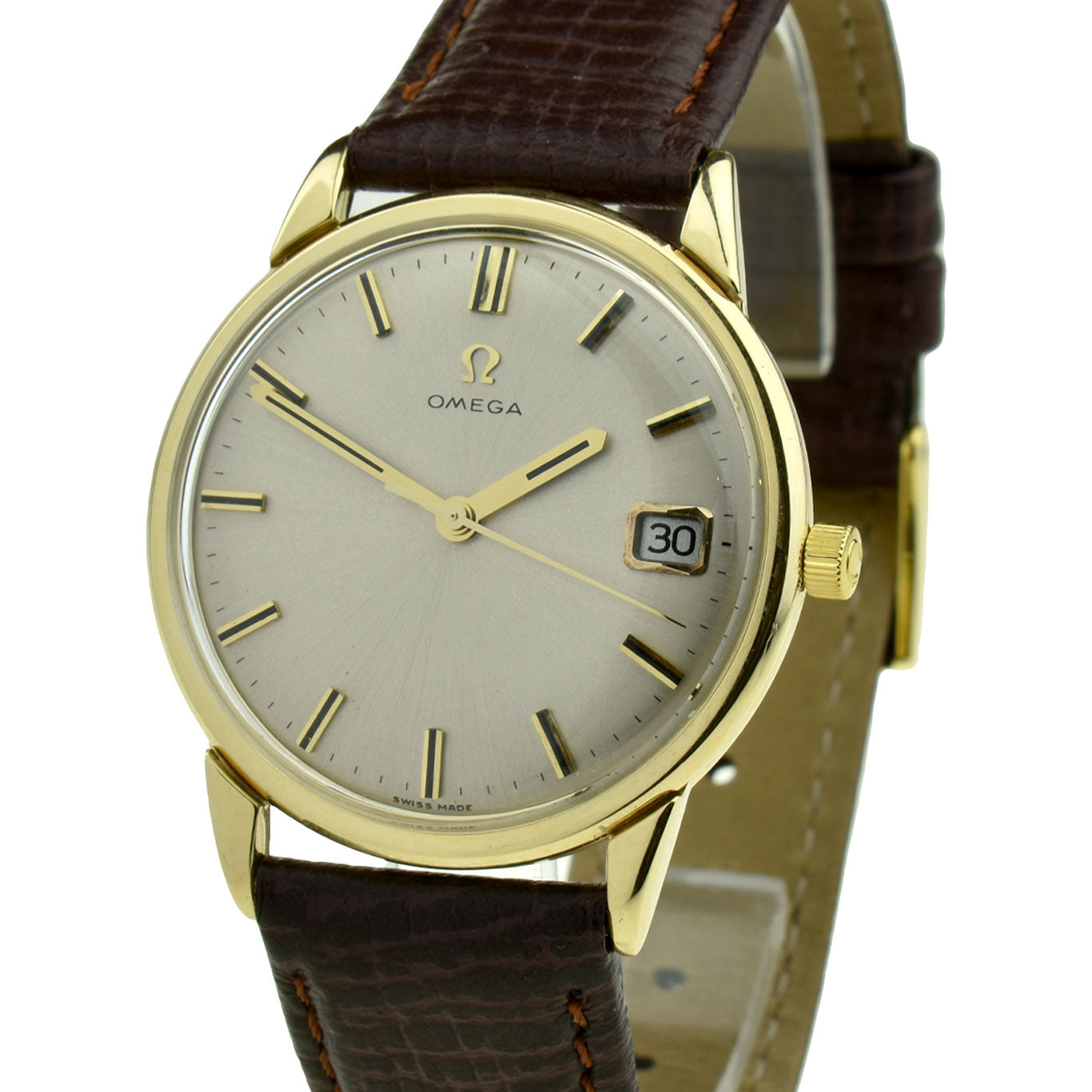 Omega 9ct Gold Vintage Mechanical Wristwatch