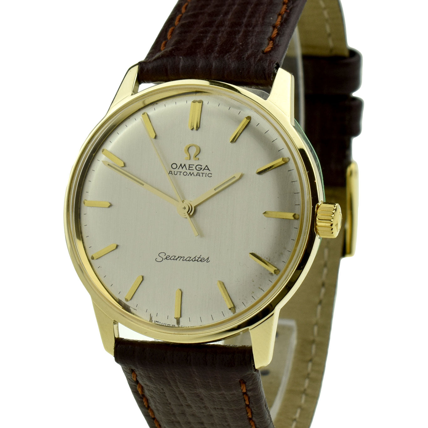 Omega Seamaster 14ct Gold Vintage Automatic Wristwatch