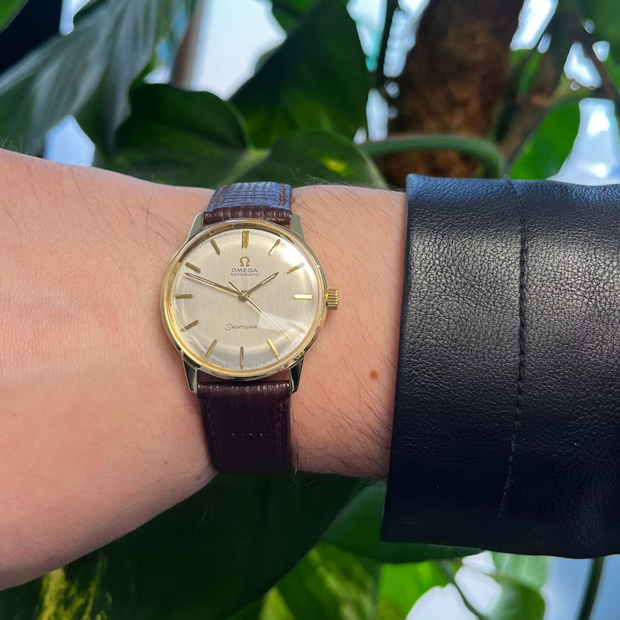 Omega Seamaster 14ct Gold Vintage Automatic Wristwatch