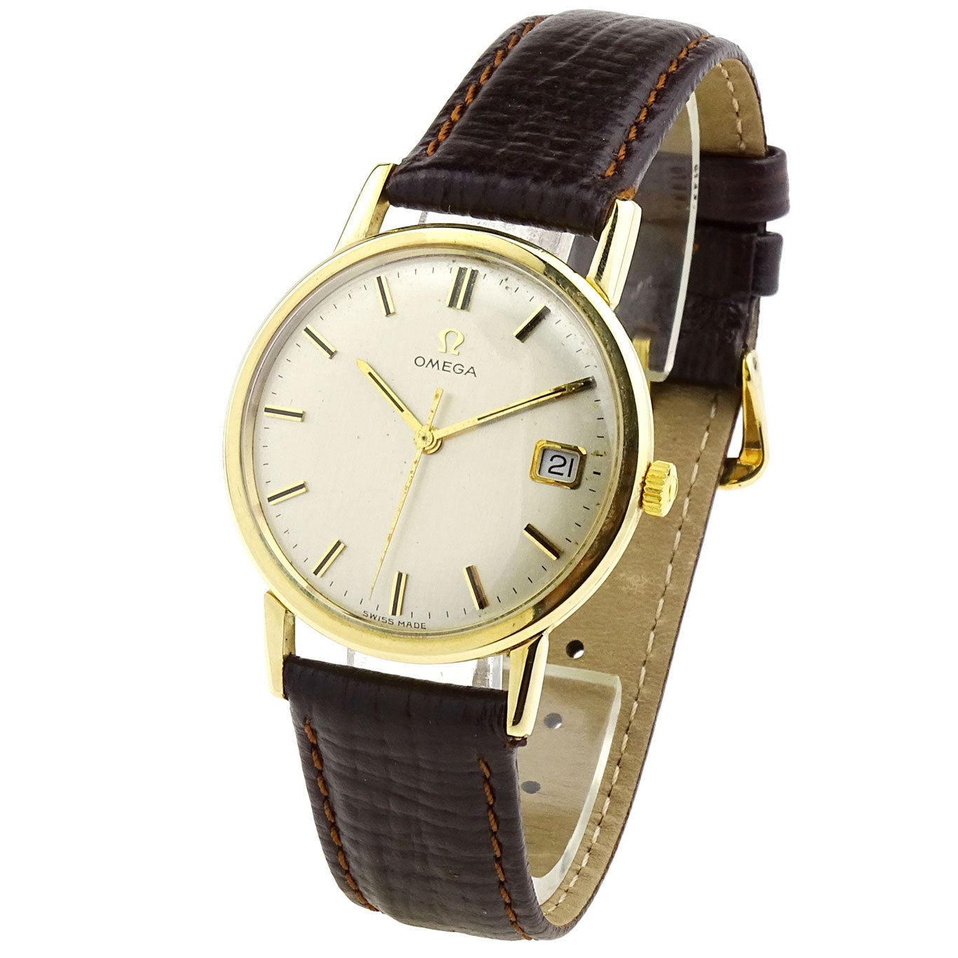 Omega Vintage 9ct Gold Mechanical