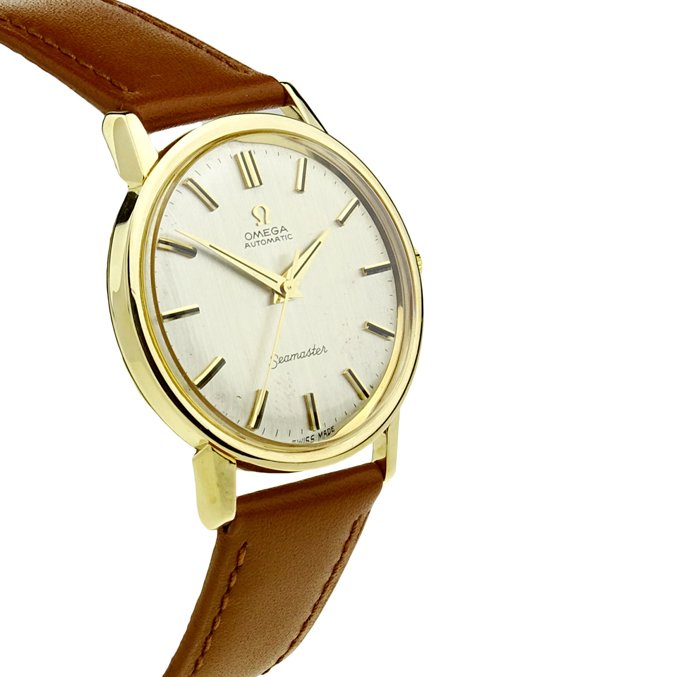 Omega Seamaster Vintage 9ct Gold Automatic Wristwatch