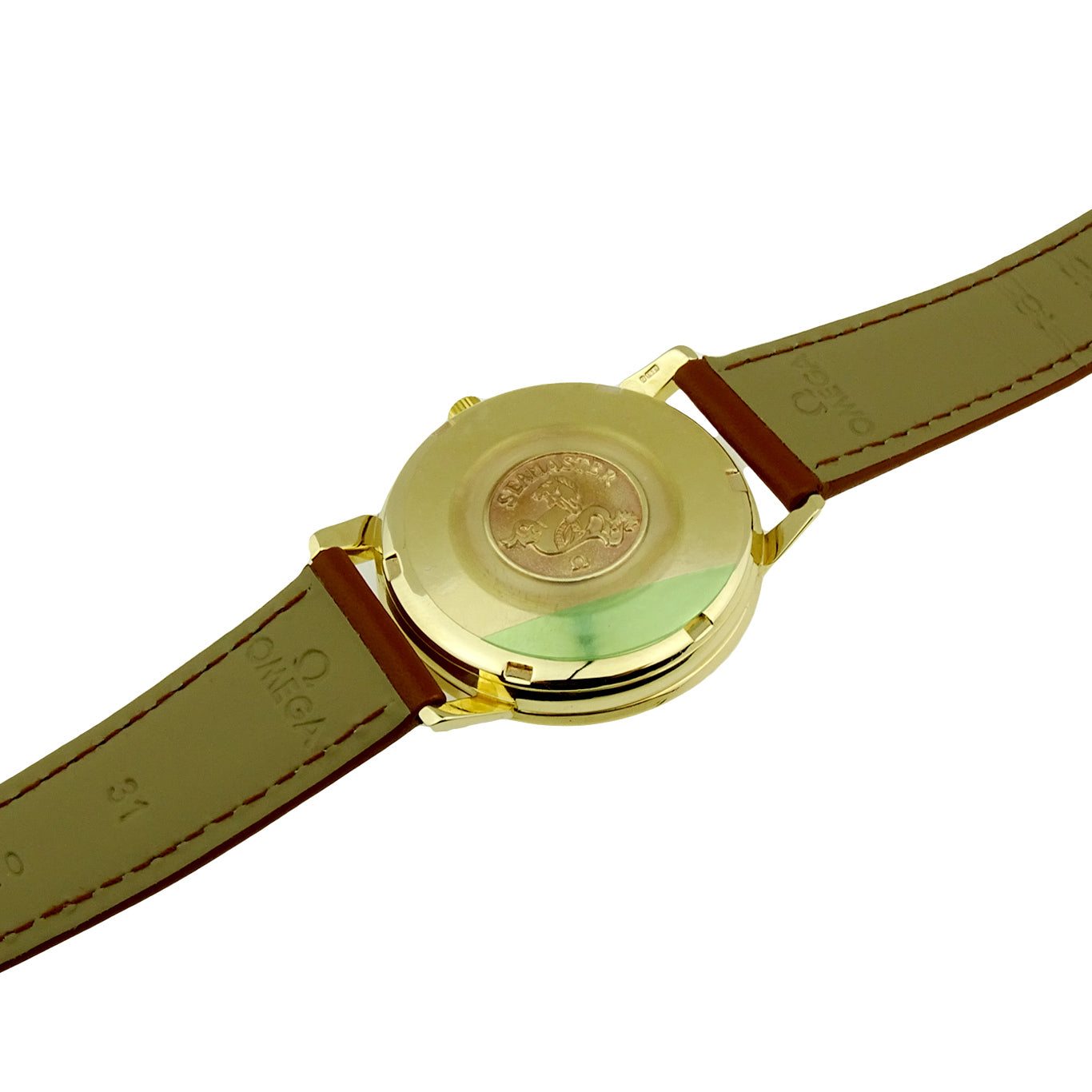 Omega Seamaster Vintage 9ct Gold Automatic Wristwatch