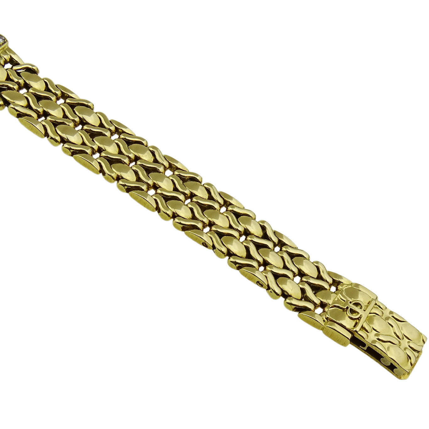 Baume & Mercier 18k Gold Diamond Set Quartz