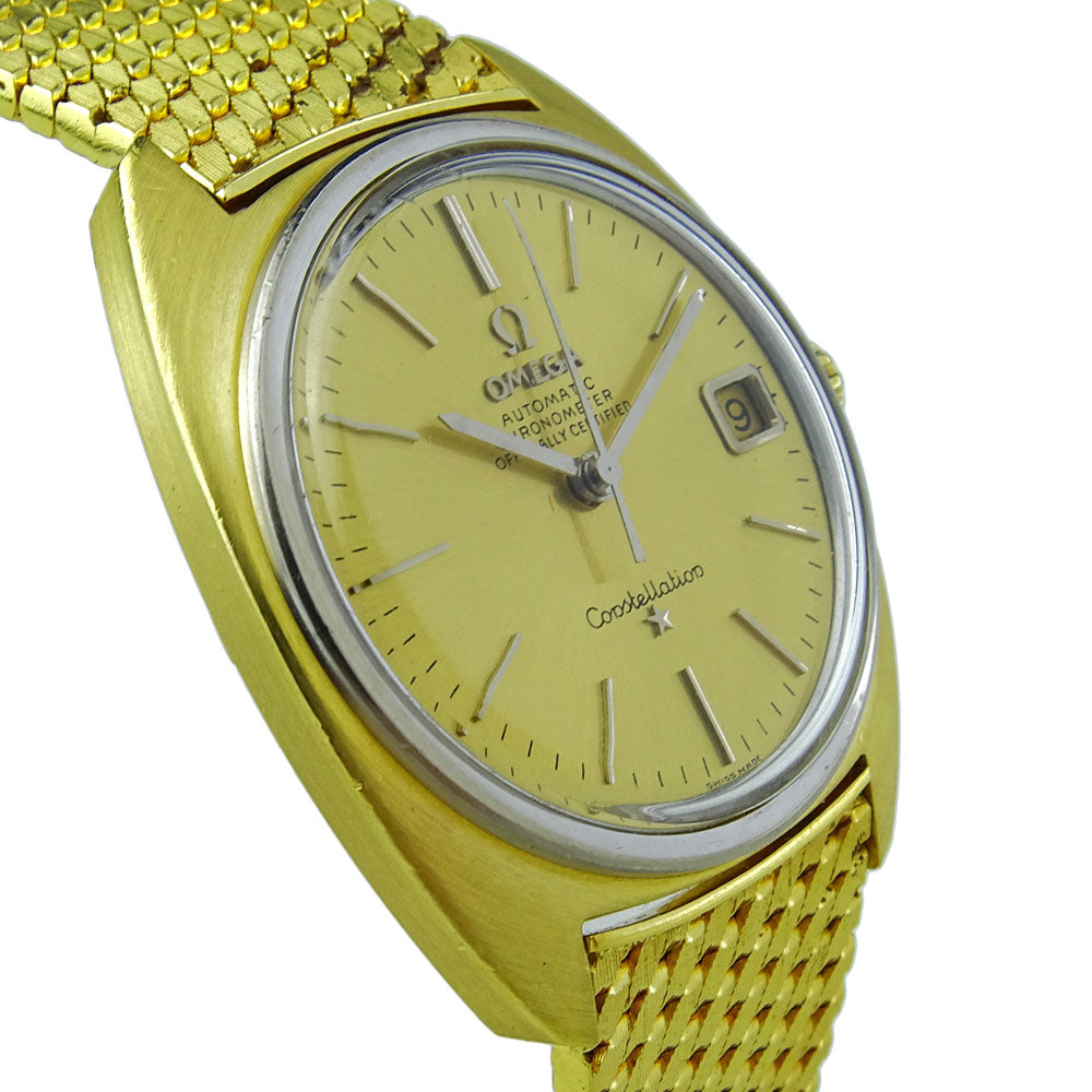 Omega Constellation 18k Gold Vintage Automatic
