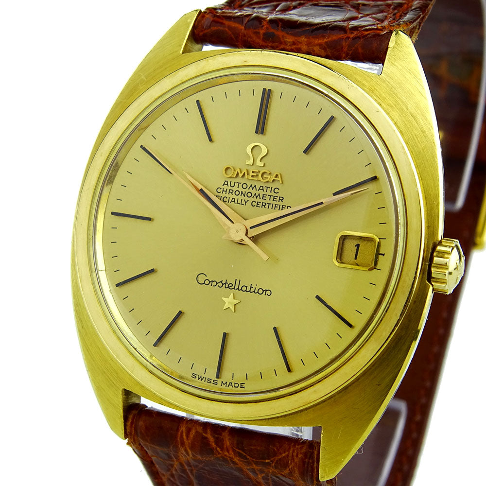 Omega Constellation 18k Gold Vintage Automatic