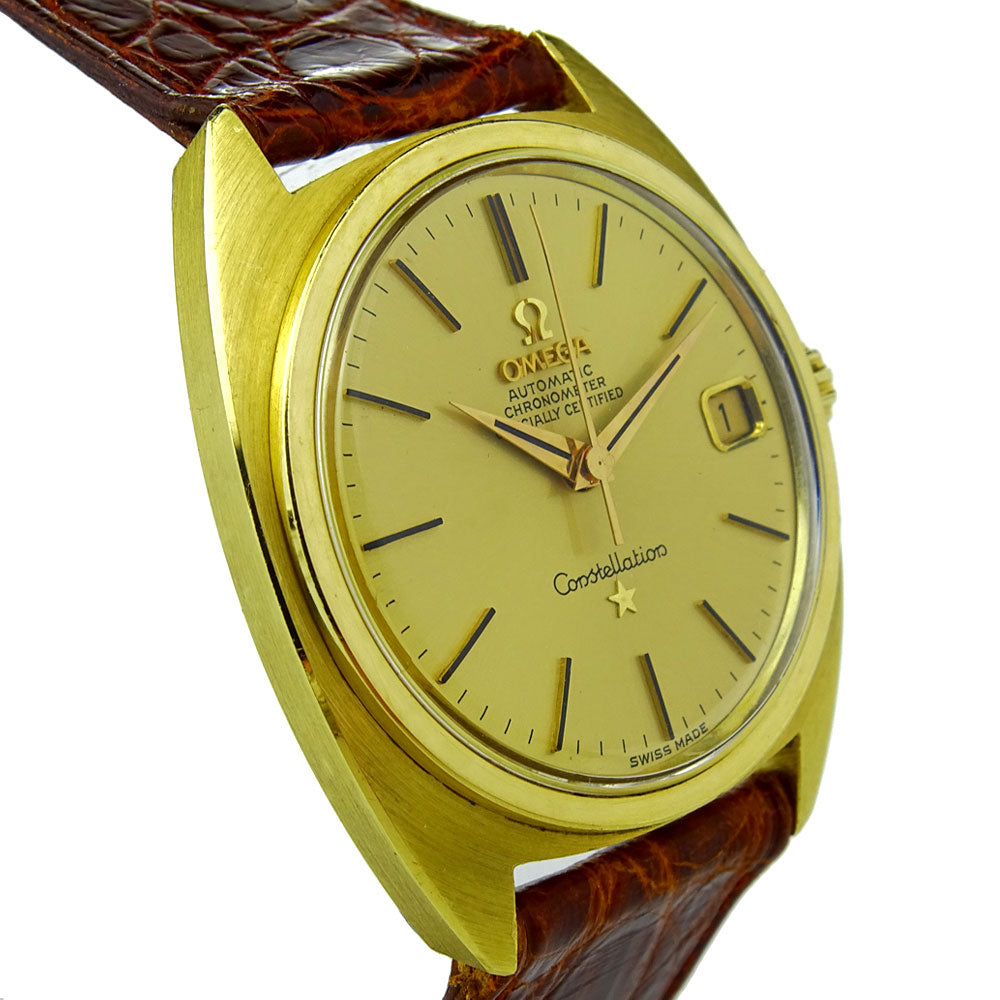 Omega Constellation 18k Gold Vintage Automatic
