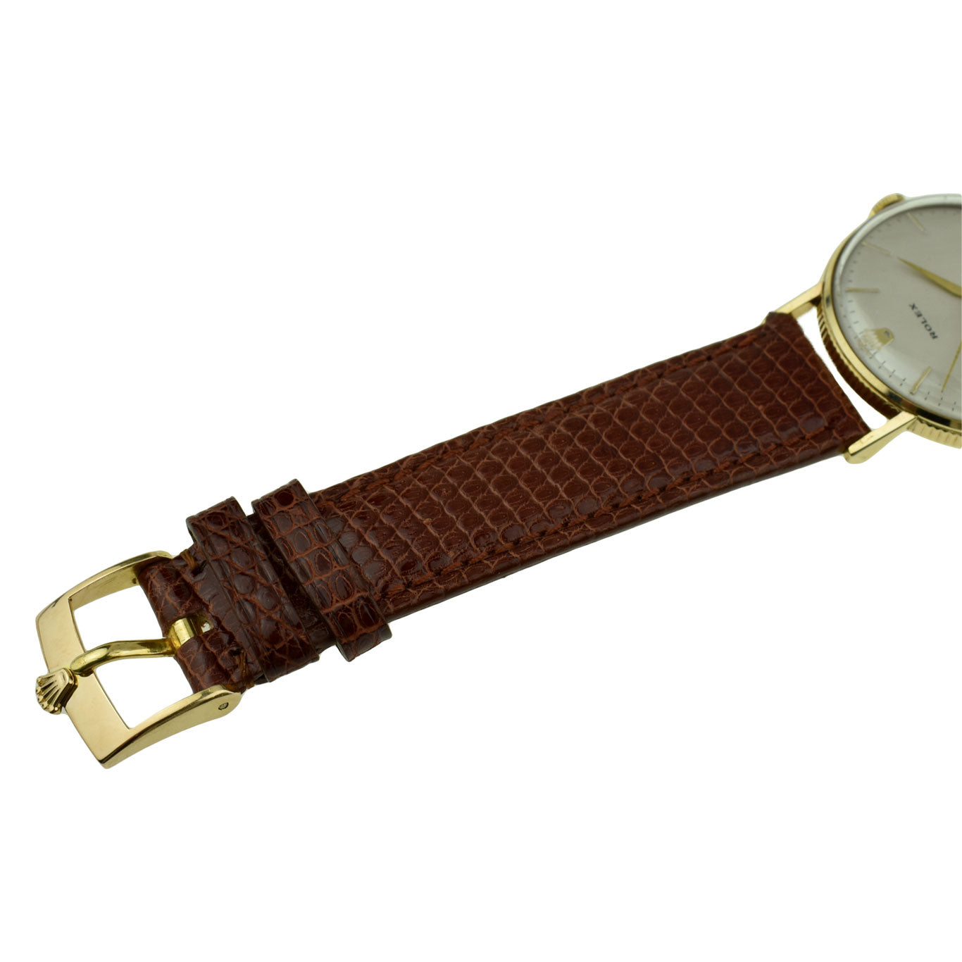 Rolex Precision Vintage 9ct Gold Mechanical Wristwatch