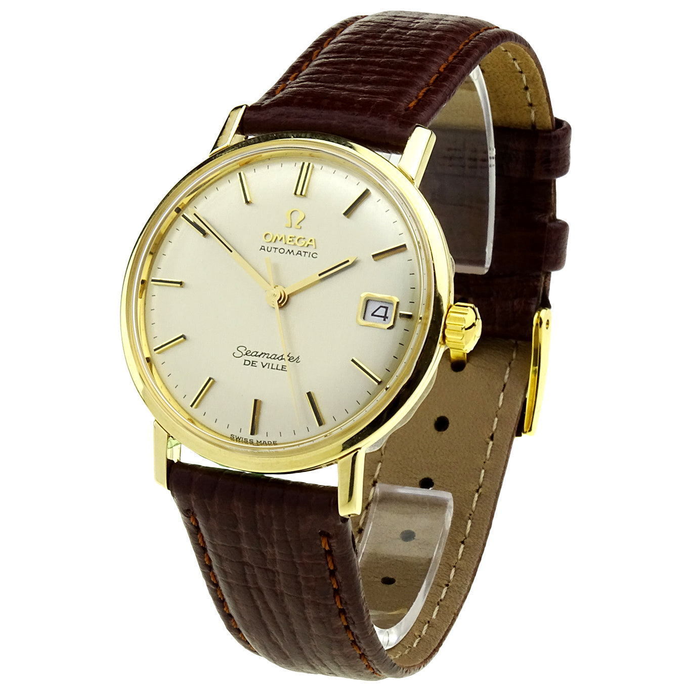 Omega Seamaster De Ville Vintage 9ct Gold Automatic