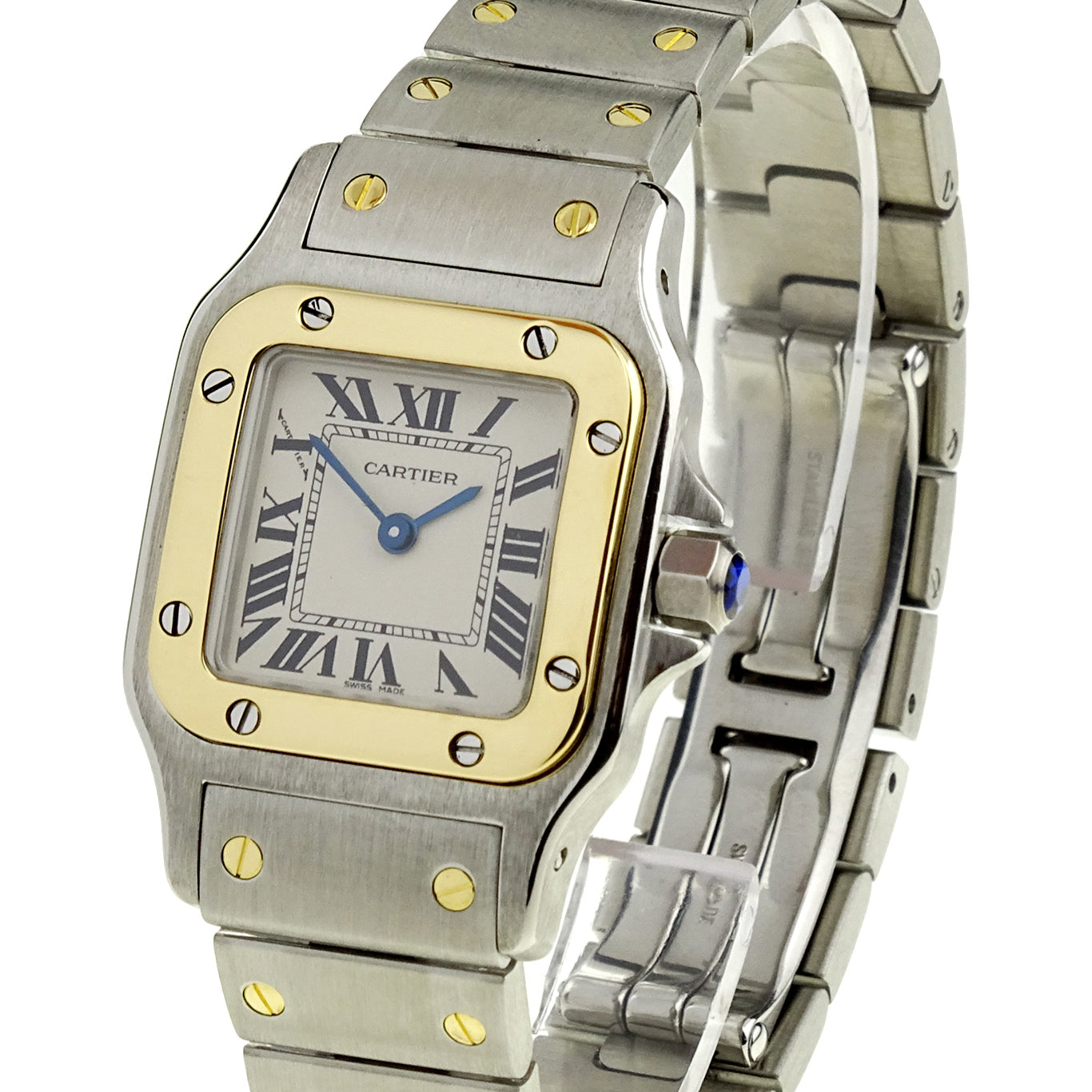 Cartier Lady Santos Galbee Steel & Gold Quartz 1567