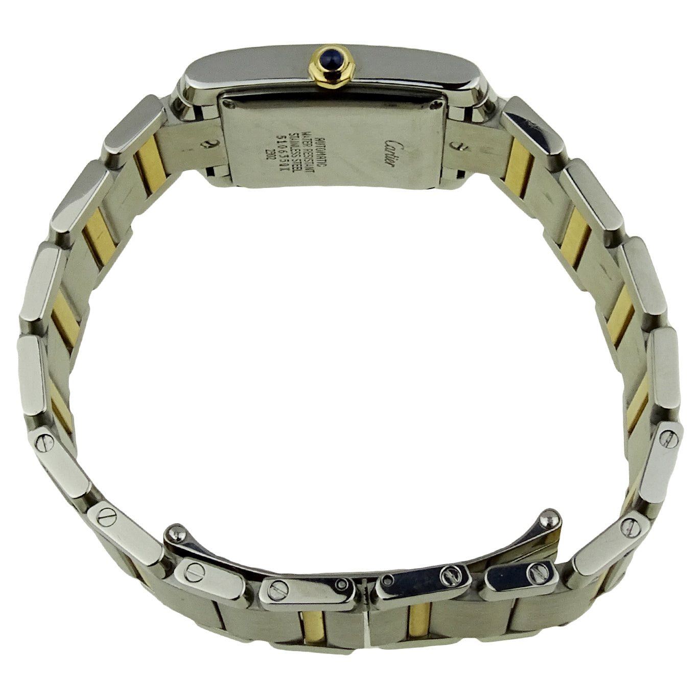 Cartier Tank Francaise Steel & Gold Automatic W51005Q4