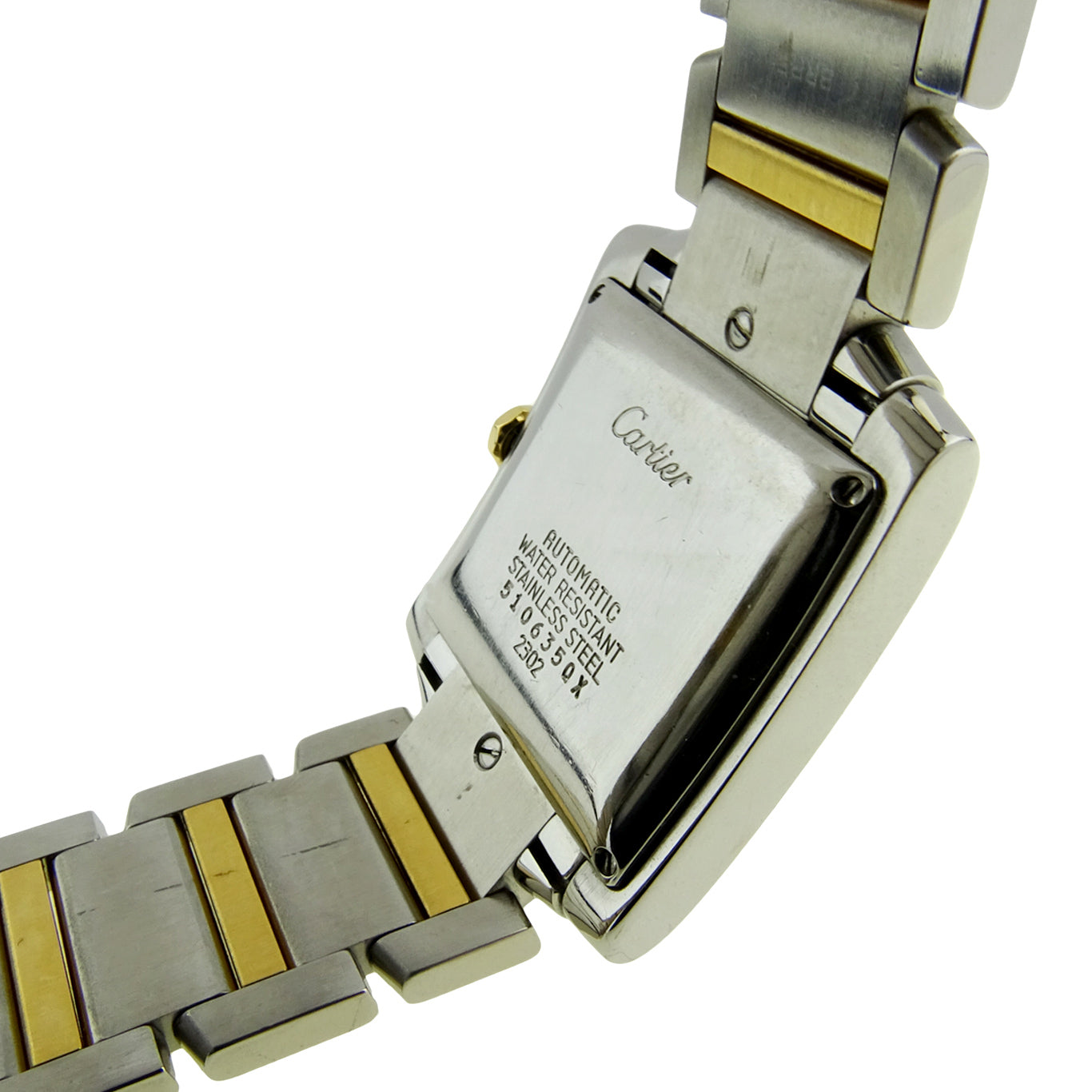Cartier Tank Francaise Steel & Gold Automatic W51005Q4
