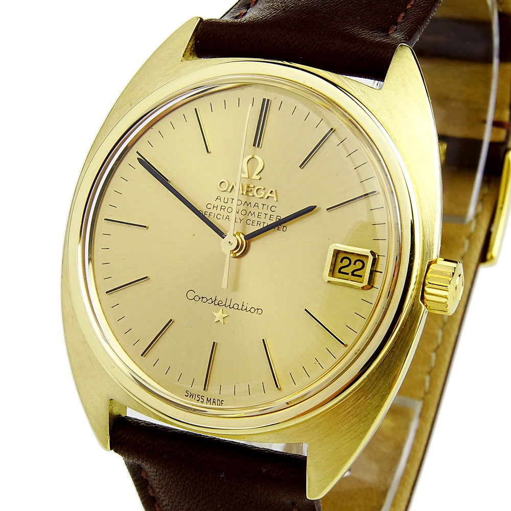 Omega Constellation 18k Gold Vintage Automatic