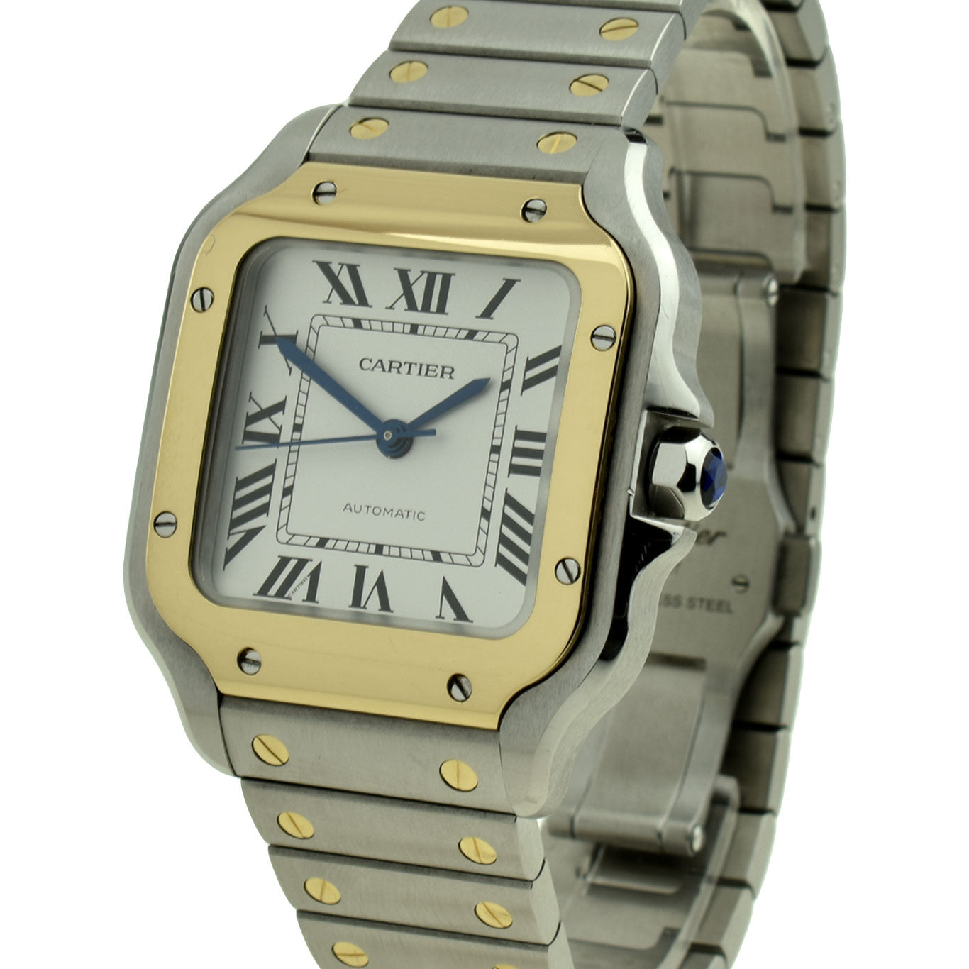 Cartier Santos De Cartier Medium Steel & Gold W2SA0016