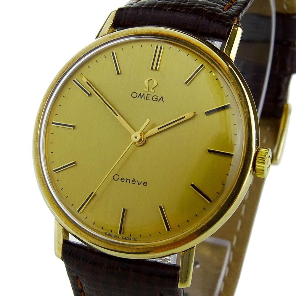 Omega Geneve Vintage 9ct Gold Mechanical