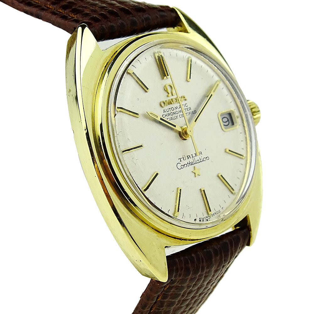 Omega Constellation Turler Vintage Gold Cap