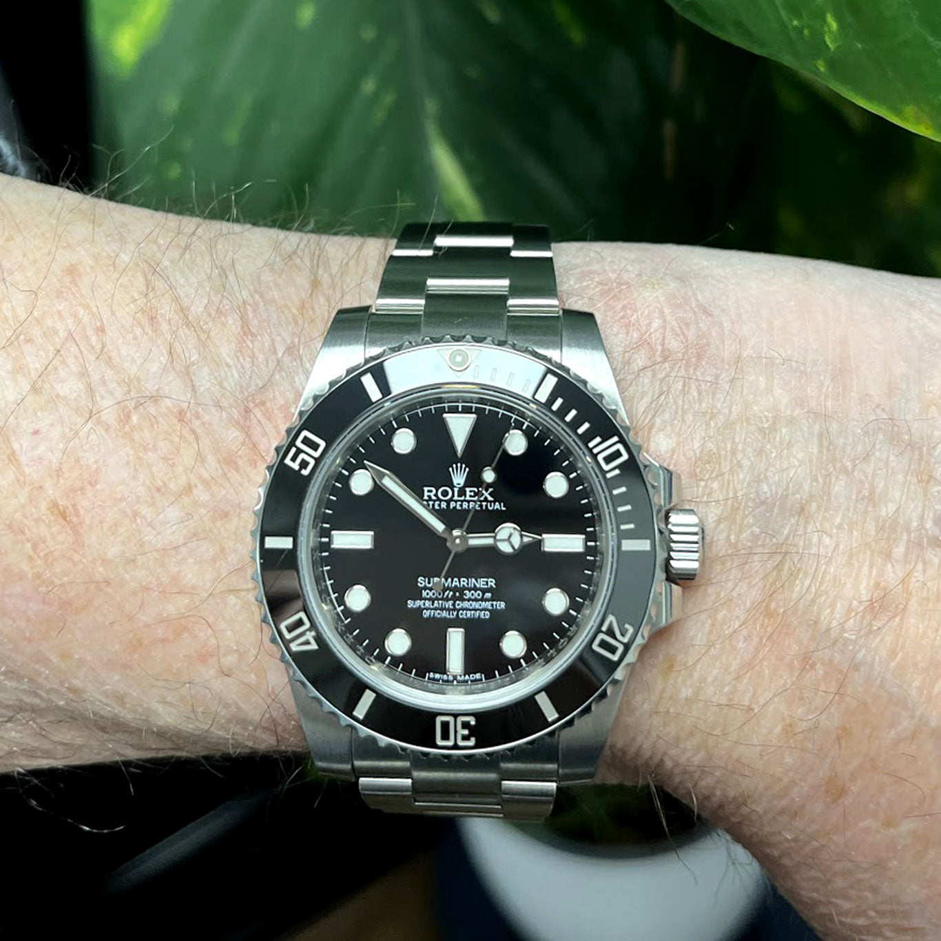 Rolex Submariner Non Date Oyster Perpetual 114060