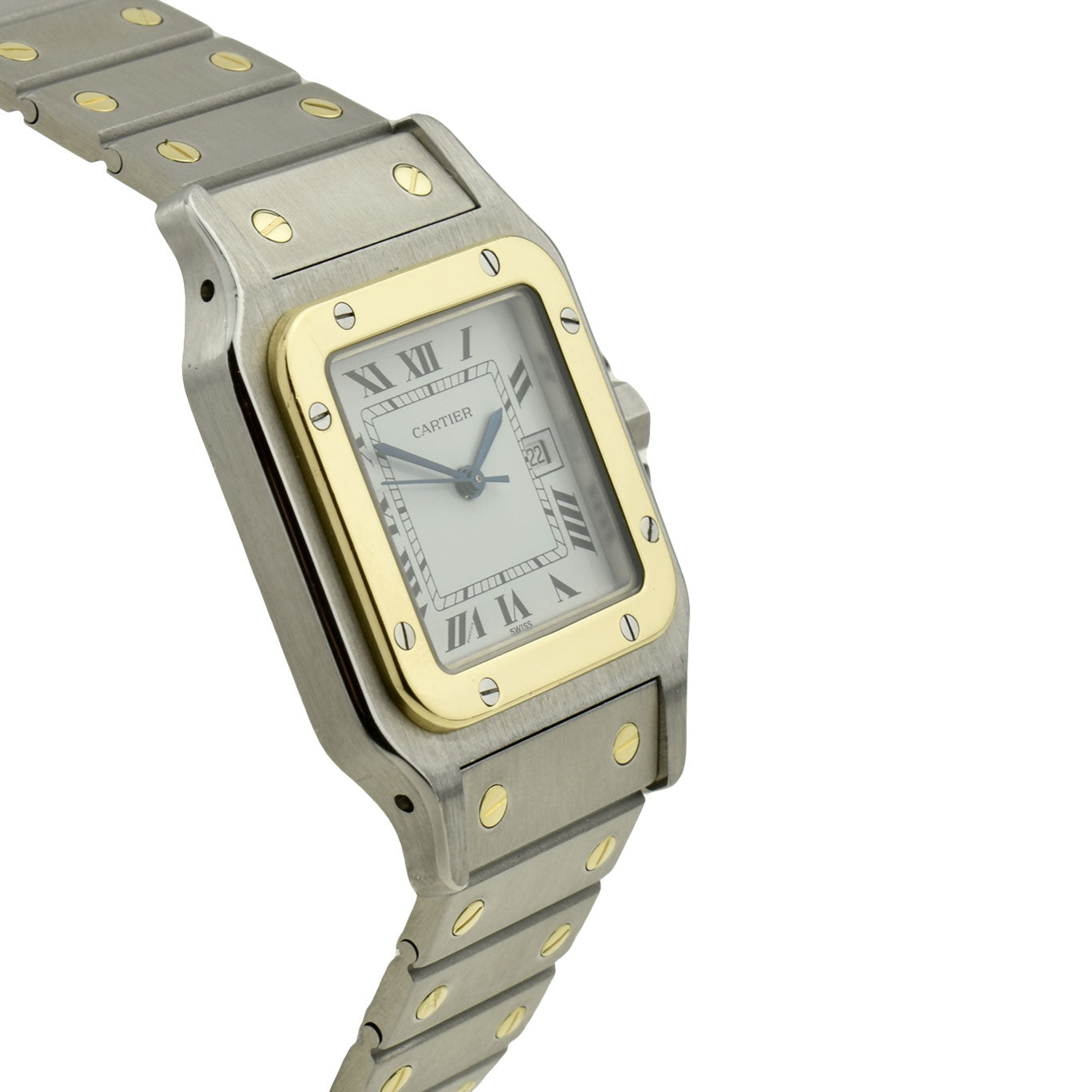 Cartier Santos Stainless Steel & Gold Automatic 2961