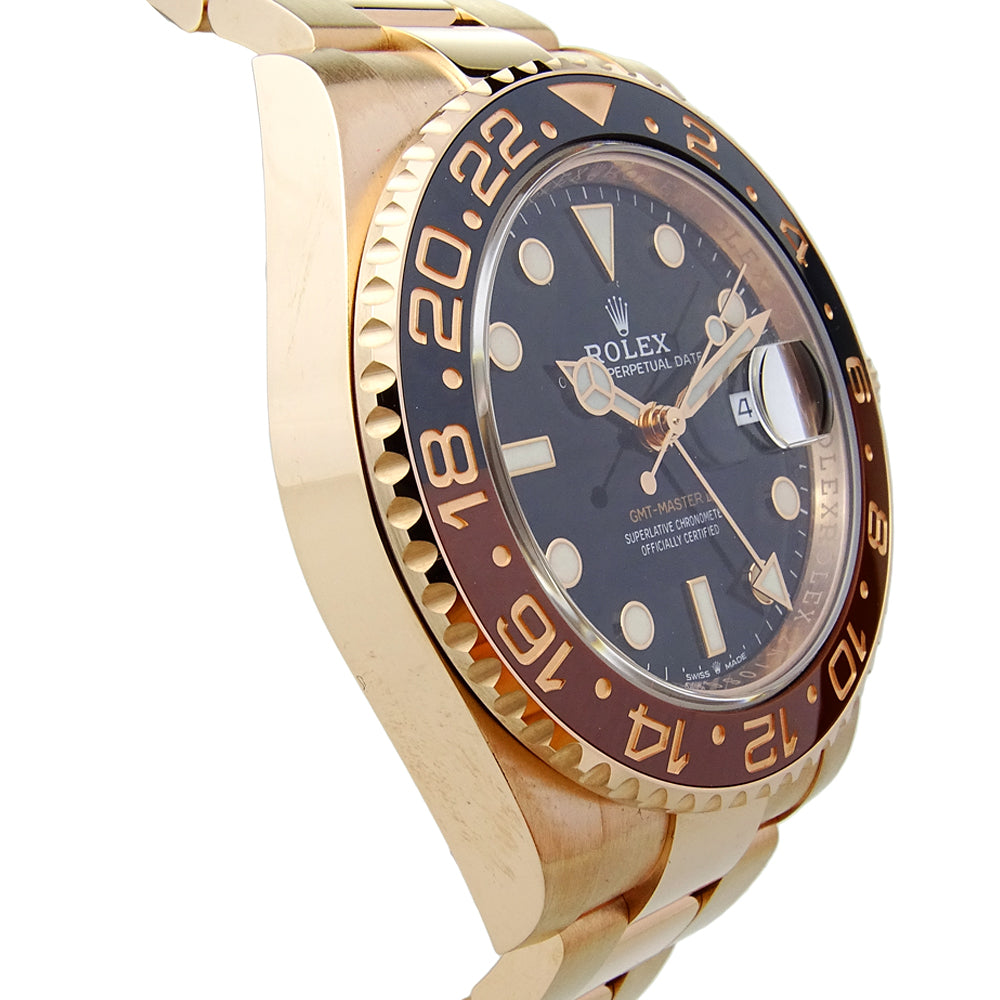 Rolex GMT-Master II 18k Rose Gold Rootbeer 126715CHNR