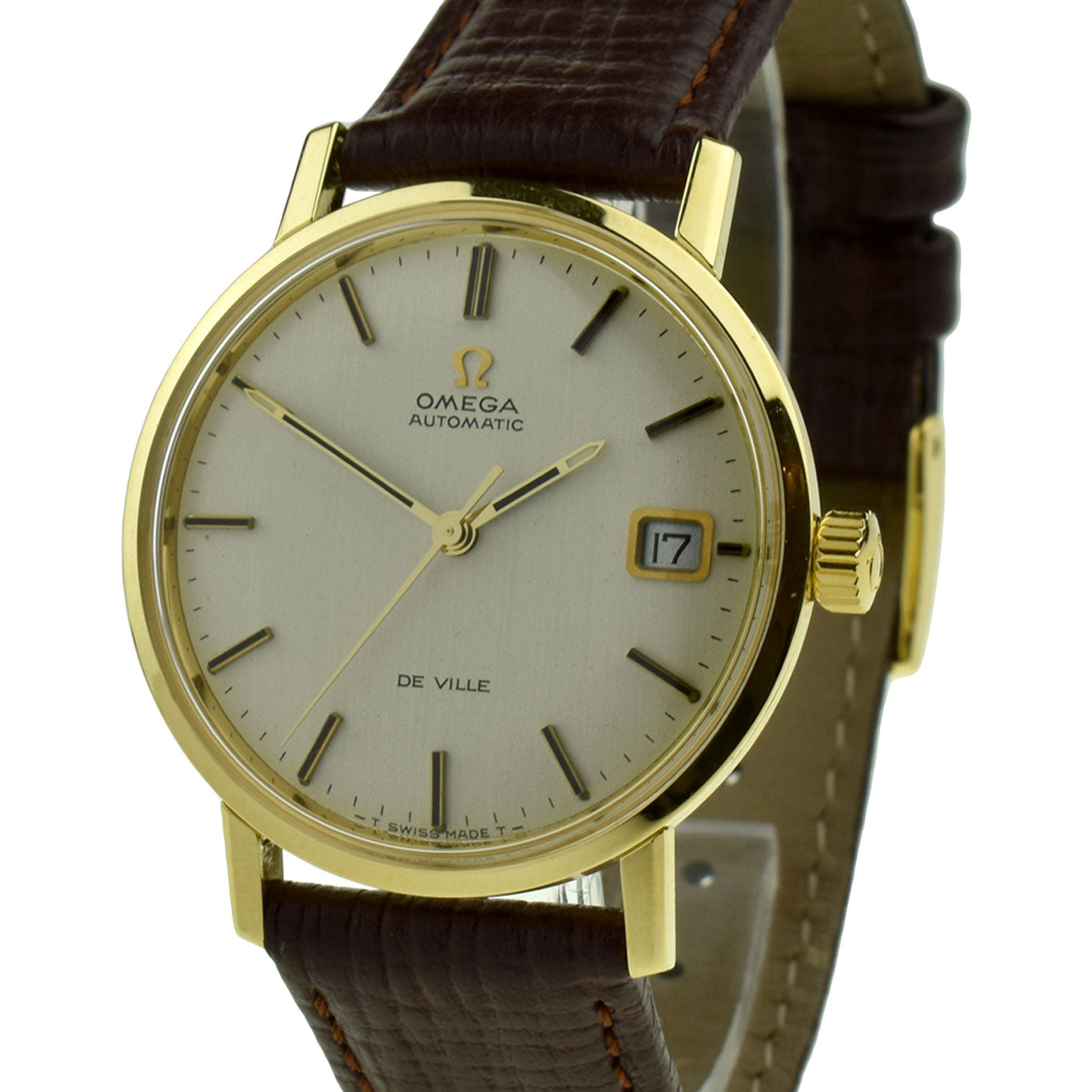 Omega De Ville Vintage 18ct Gold Automatic Wristwatch
