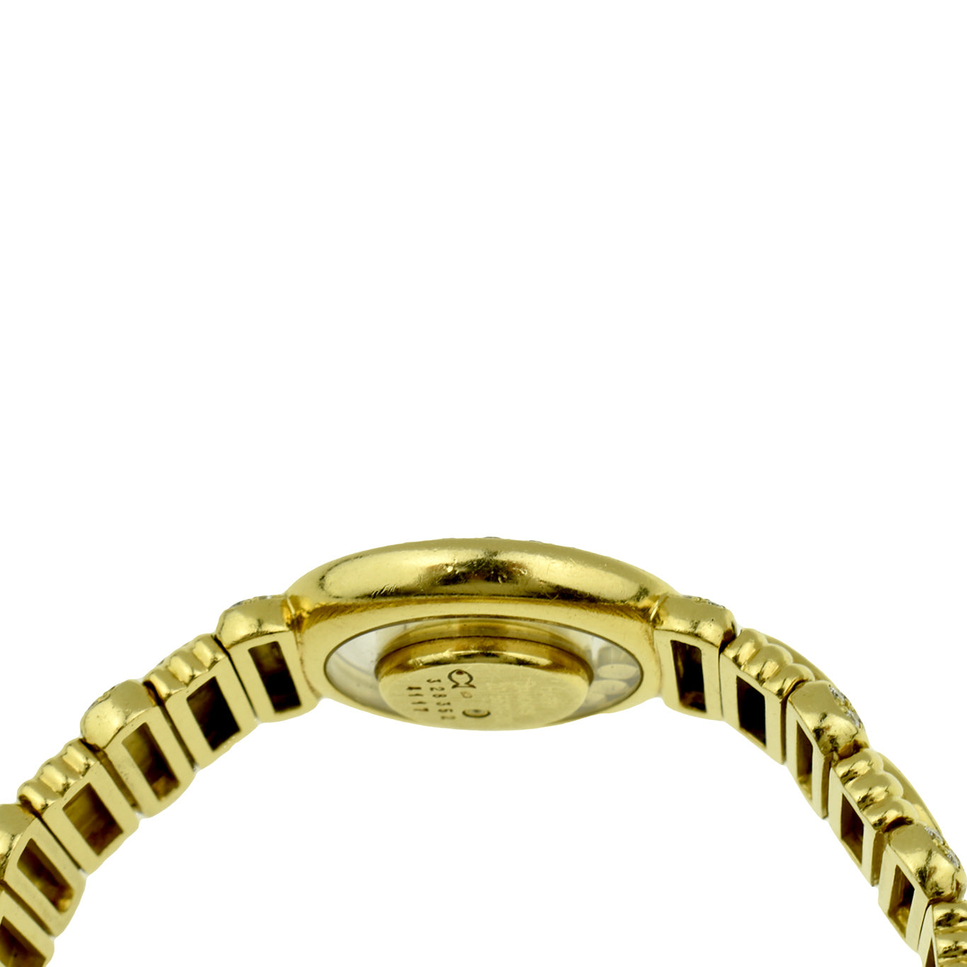 Chopard Ladies Happy Diamonds 18k Gold Diamond Set Watch 4117