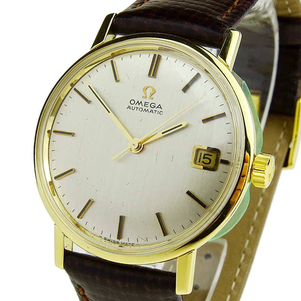 Omega Vintage 18k Gold Automatic