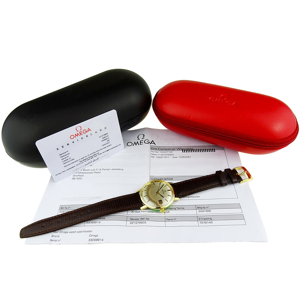 Omega Vintage 18k Gold Automatic