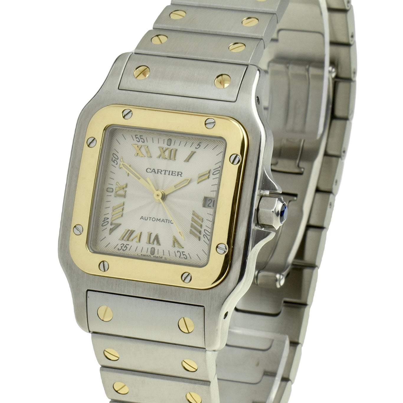 Cartier Santos Galbee Steel & Gold Automatic W20041C4