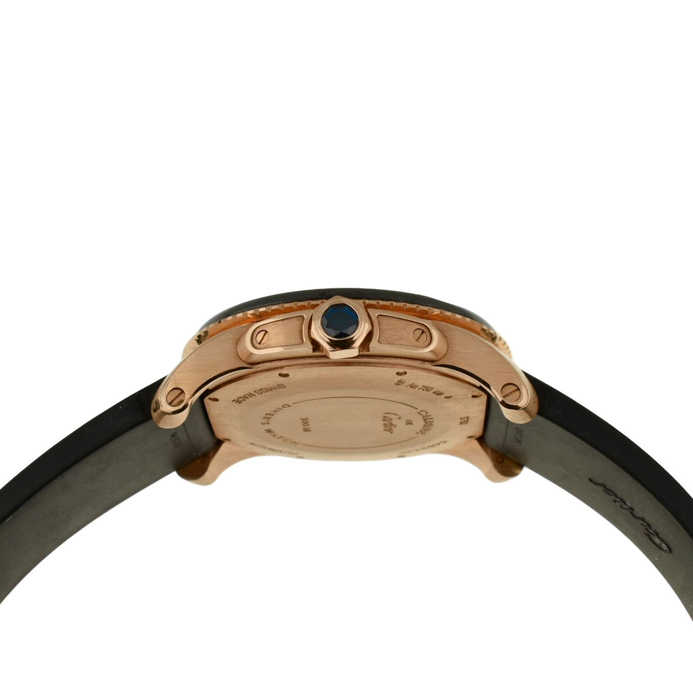 Cartier Calibre De Cartier Diver 18k Rose Gold W7100052