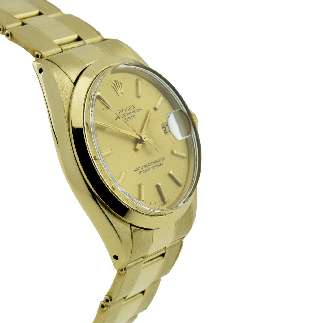 Rolex Date Oyster Perpetual Vintage 14ct Gold 1500