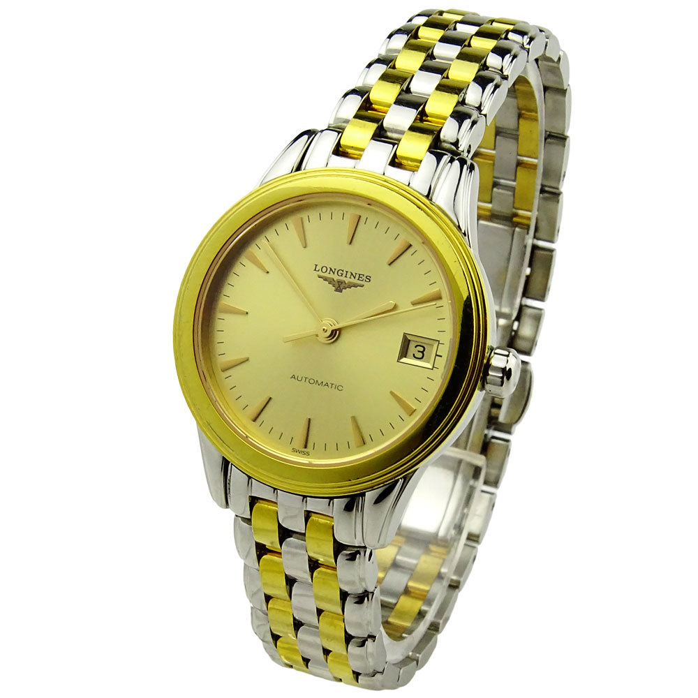 Longines Lady Flagship Steel and Gold Automatic L4.274.3.32.7