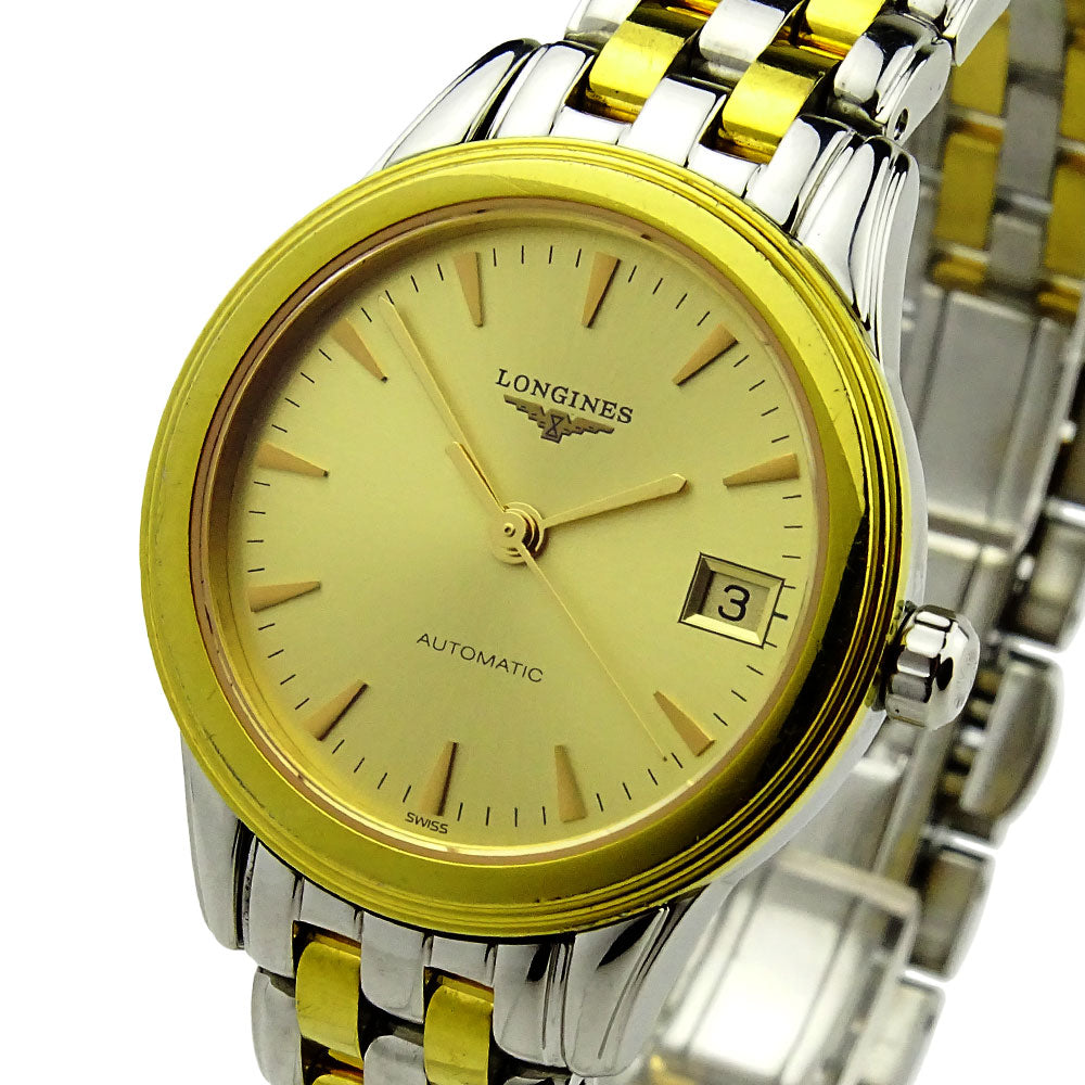 Longines Lady Flagship Steel and Gold Automatic L4.274.3.32.7