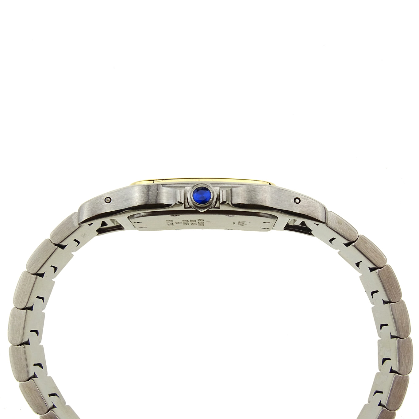 Cartier Santos Galbee Steel & Gold Quartz 1566