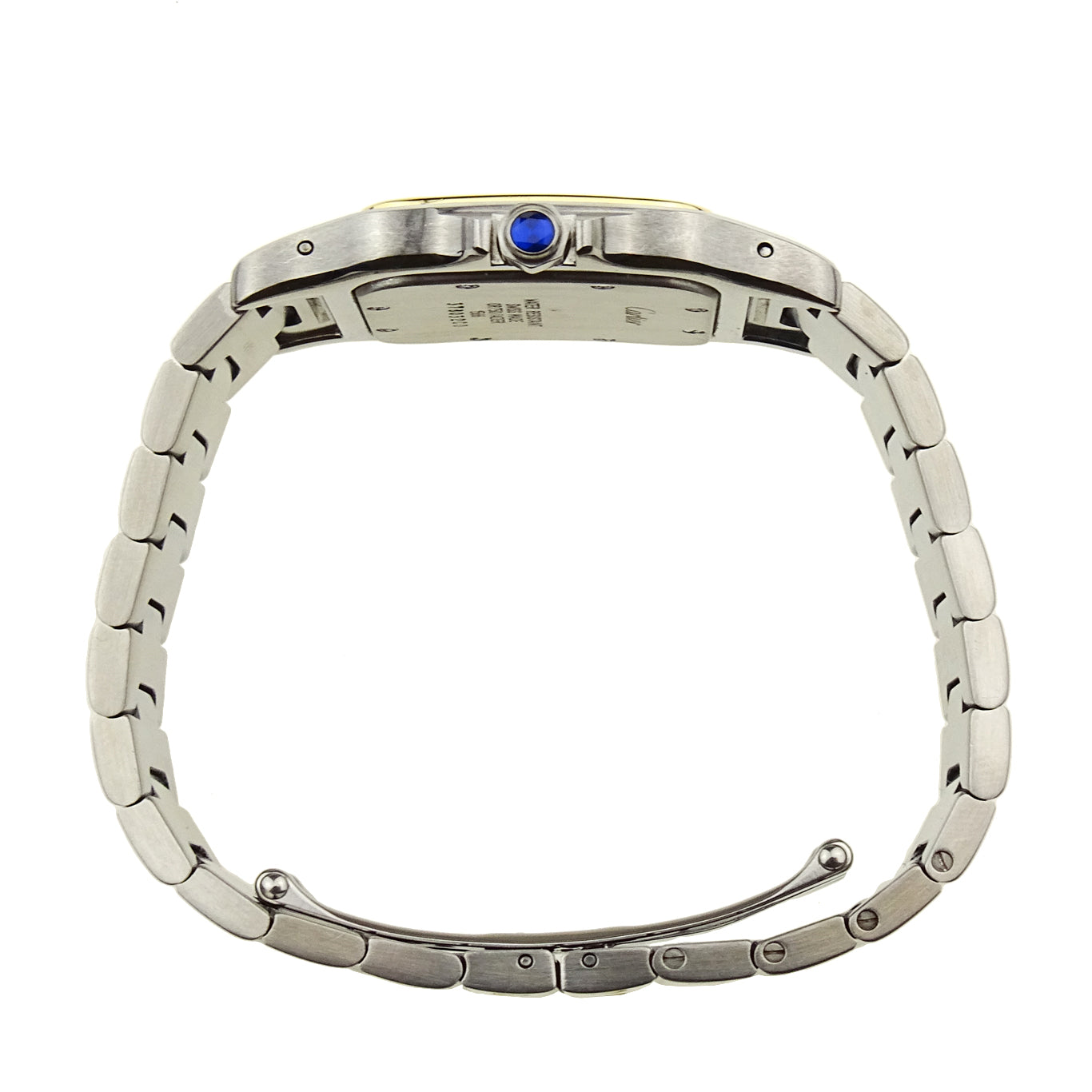 Cartier Santos Galbee Steel & Gold Quartz 1566