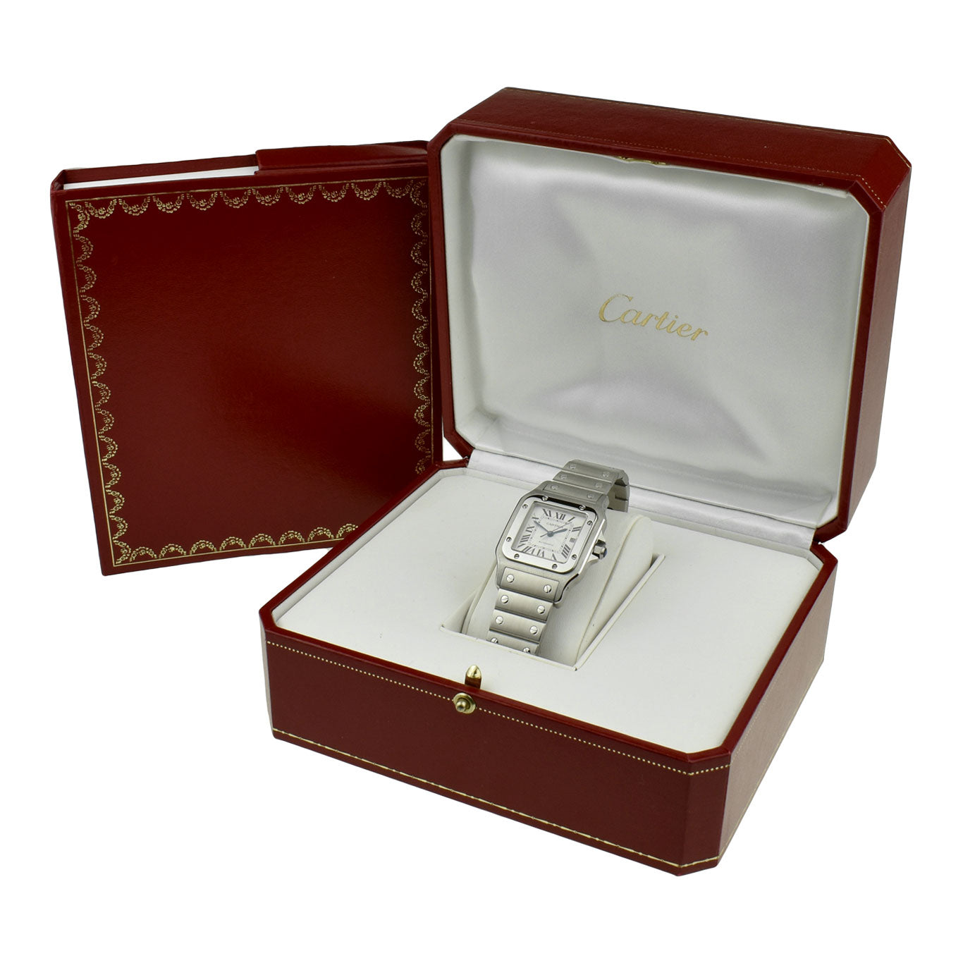 Cartier Santos Galbee Stainless Steel Automatic W20055D6
