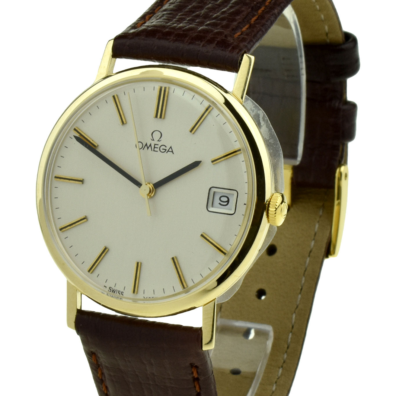Omega Vintage 9ct Gold Mechanical