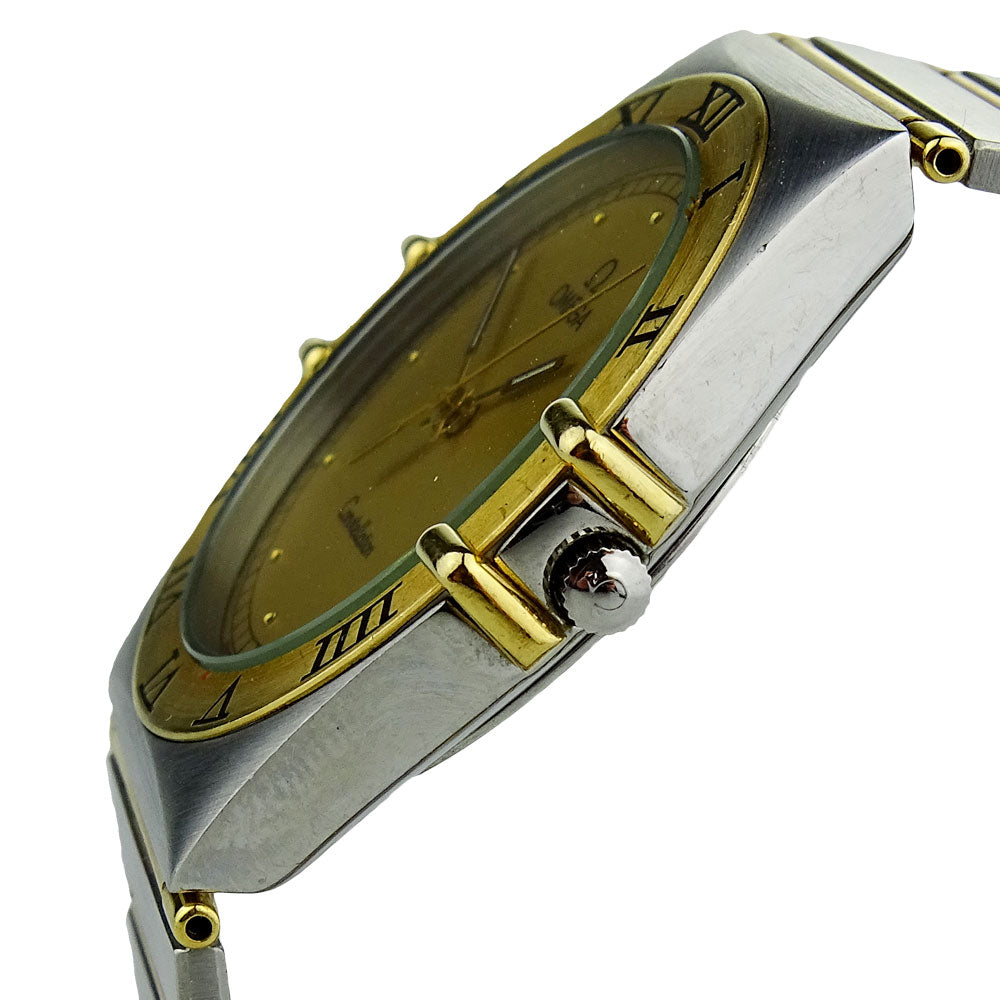 Omega Constellation Steel and Gold Quartz 396.1070