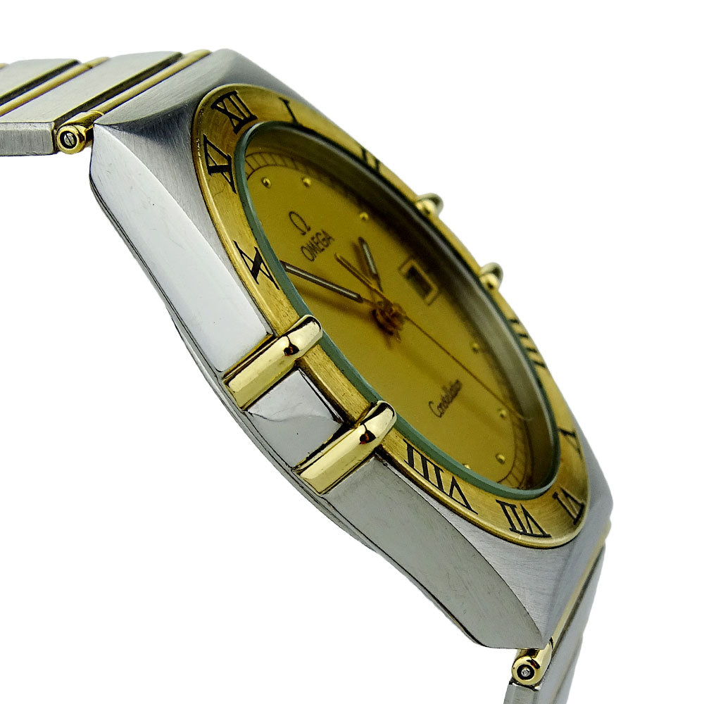 Omega Constellation Steel and Gold Quartz 396.1070