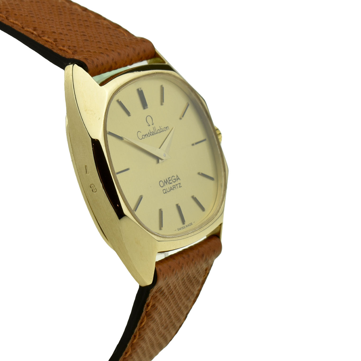 Omega De Ville 9ct Gold Quartz Wristwatch