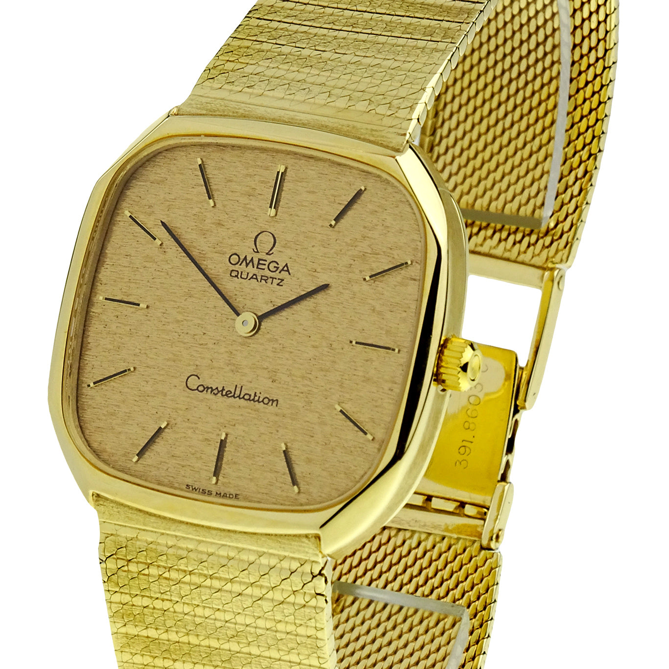 Omega Constellation 18ct Gold Quartz Wristwatch