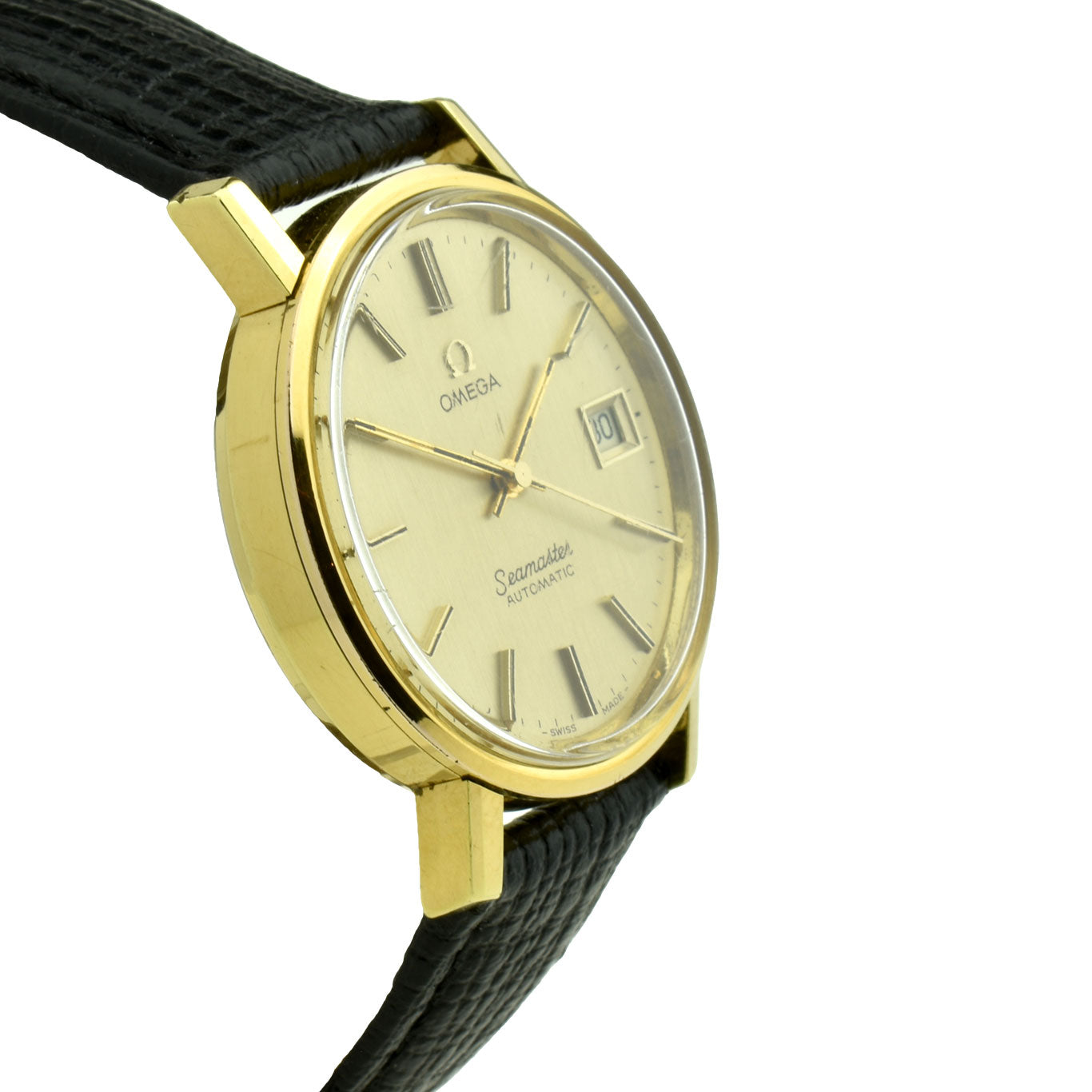 Omega Vintage Gold Plate Automatic Wristwatch