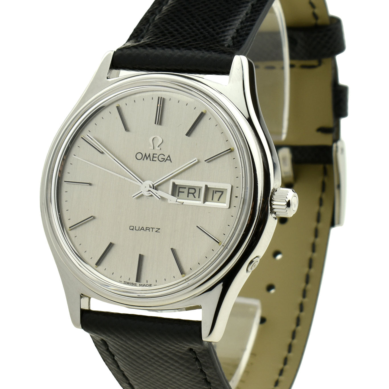Omega Geneve Day-Date Vintage Quartz Wristwatch