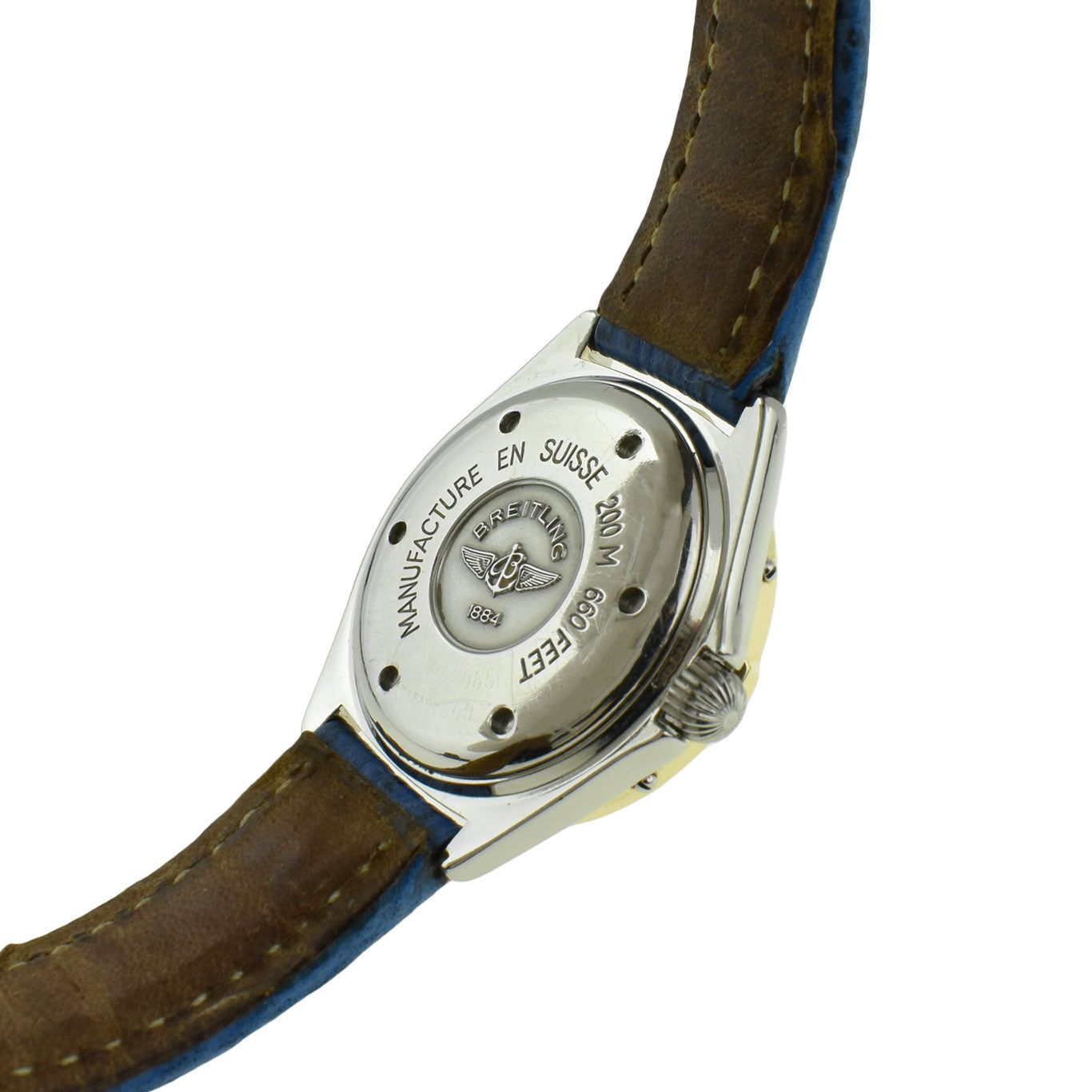 Breitling Lady J Steel & Gold Quartz D52065