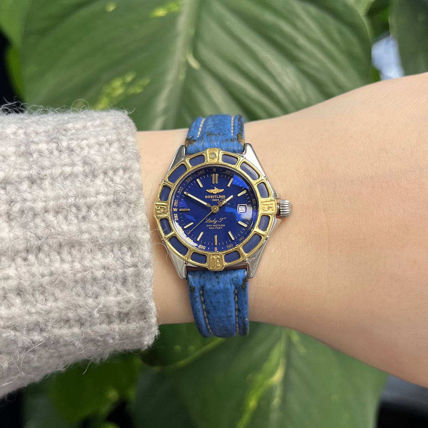 Breitling Lady J Steel & Gold Quartz D52065
