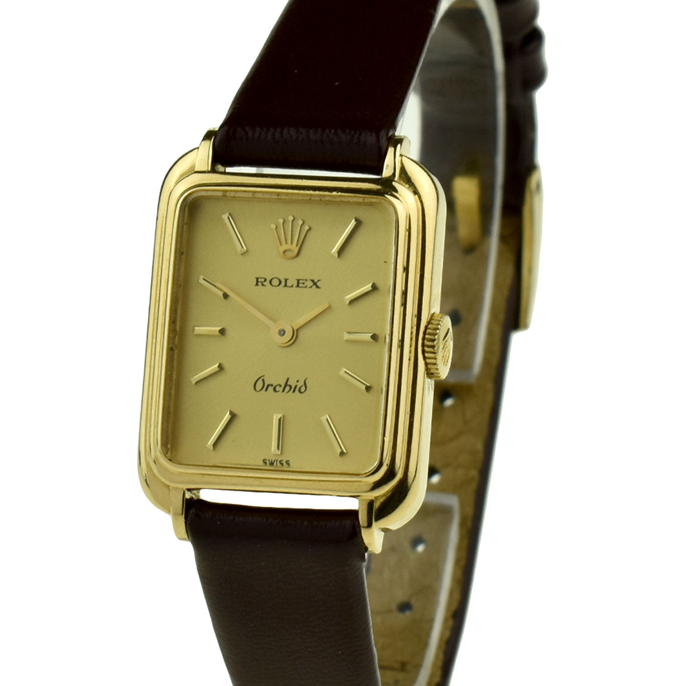 Rolex Orchid 18ct Gold Mechanical Wristwatch 2681